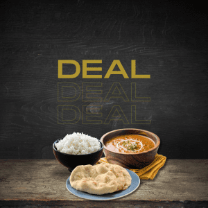 Lunch Takeaway Deal- Daal with 2 Naans/ Rice